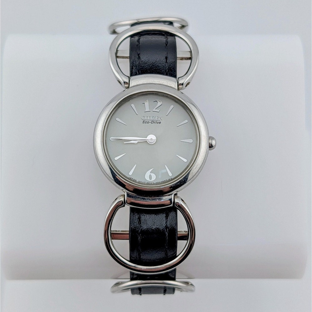 Citizen Eco-Drive Silhouette B023-S025800 Unique Oval Lug New Capacitor 24mm